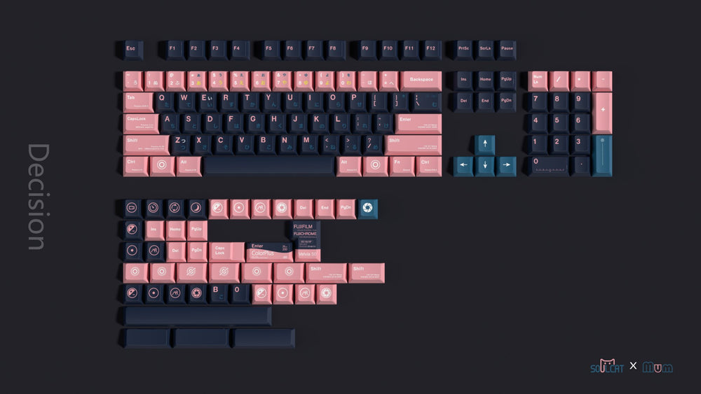 Soul Cat - Dicision | Dye - Sub PBT KeycapsHikari Keys