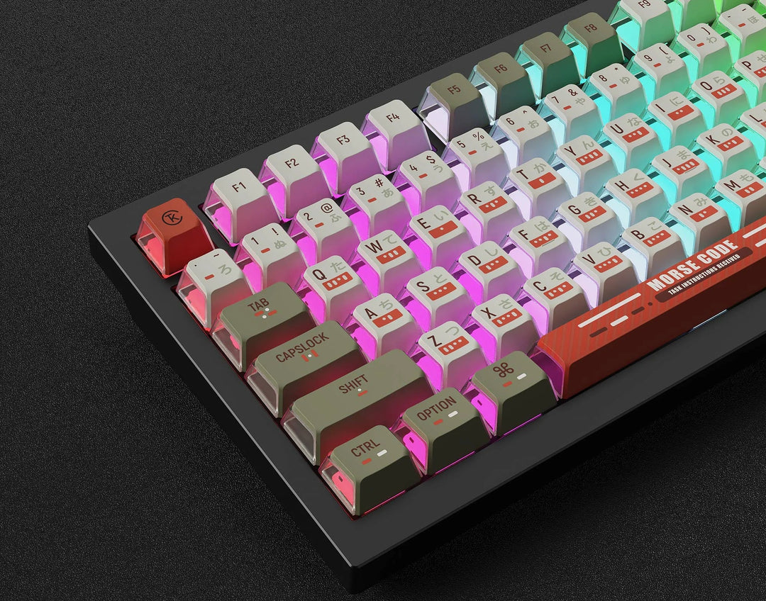 Keychron - Morse Code | Dye-Sub PBT KeycapsHikari Keys